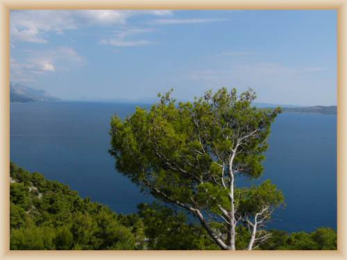 Sea between Omi� and Ba�ka Voda