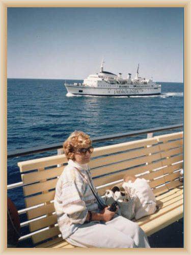 Islanf Hvar - ferry boat to Split