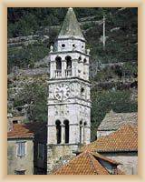 Island Vis - Bell-tower of St. Cyprián church
