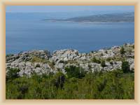 Island Brač - Sight from Baška Voda